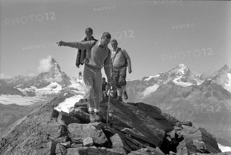 Robert McNamara's vacation in Zermatt, 1964.