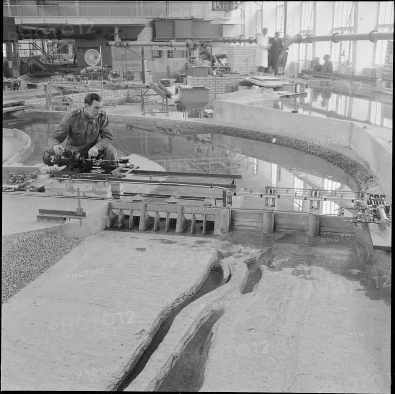 Model of Koblenz power station, ETH Zurich 1958.