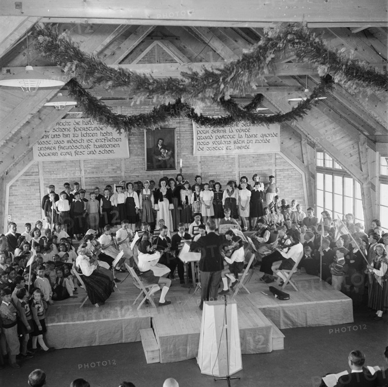 Concert, Pestalozzi Children's Village, Trogen 1952.