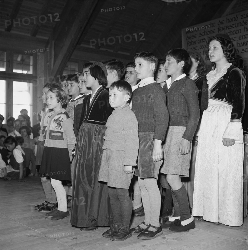 Children's choir, Pestalozzi Children's Village 1952.