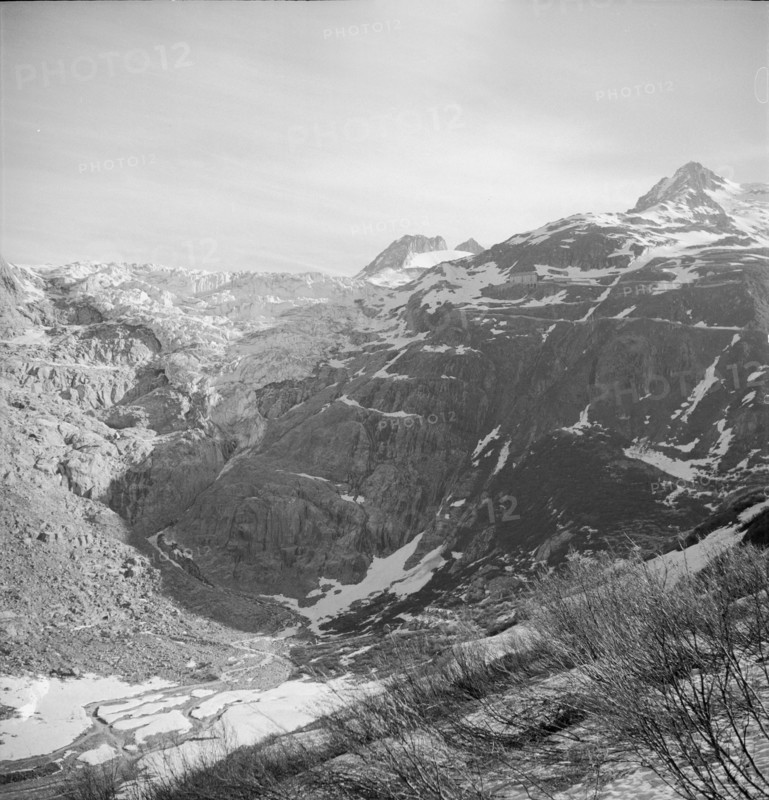 Rhone Glacier, 1950.