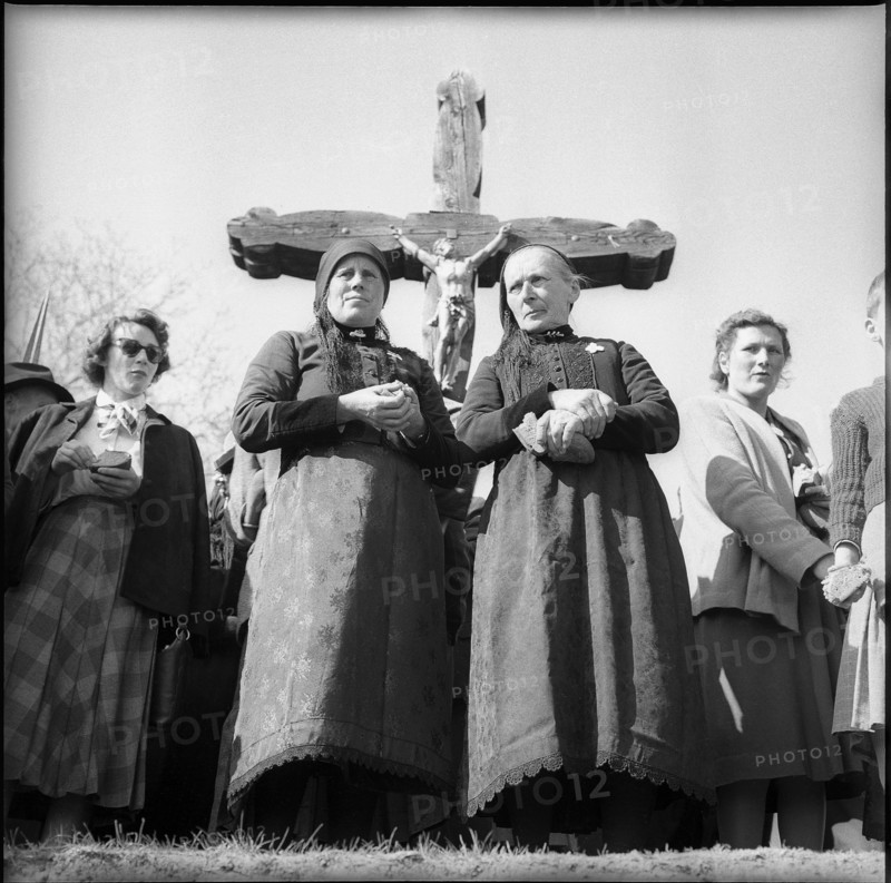 Feast of St. George in Chermignon, 1955.