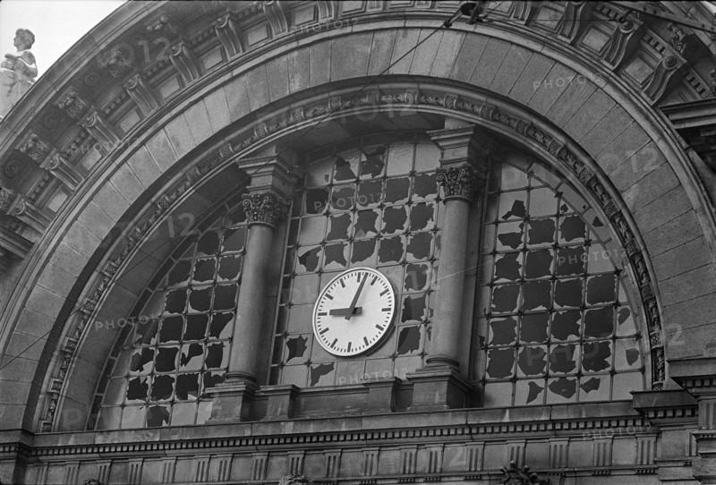 Fire at Lucerne main station 1971.
