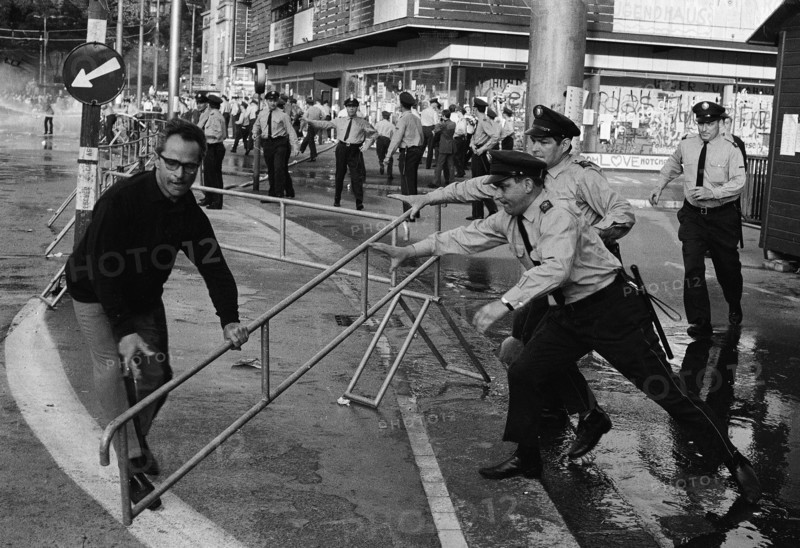 Youth unrest; Globus riots 1968.