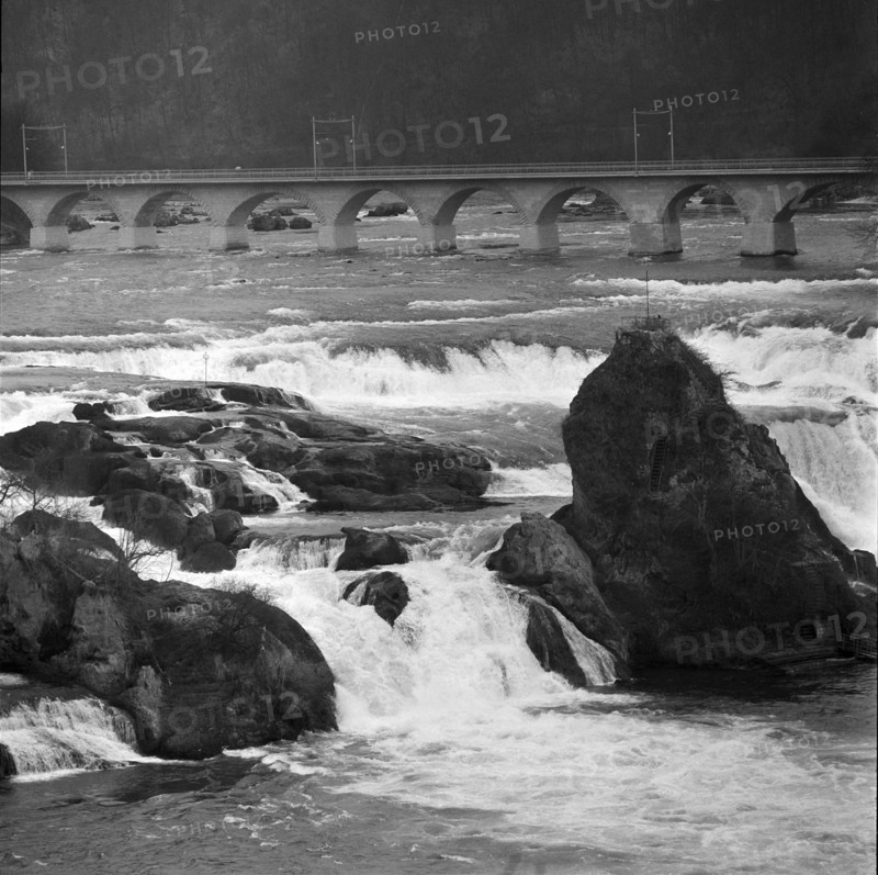 Rhine falls bridge; 1959.