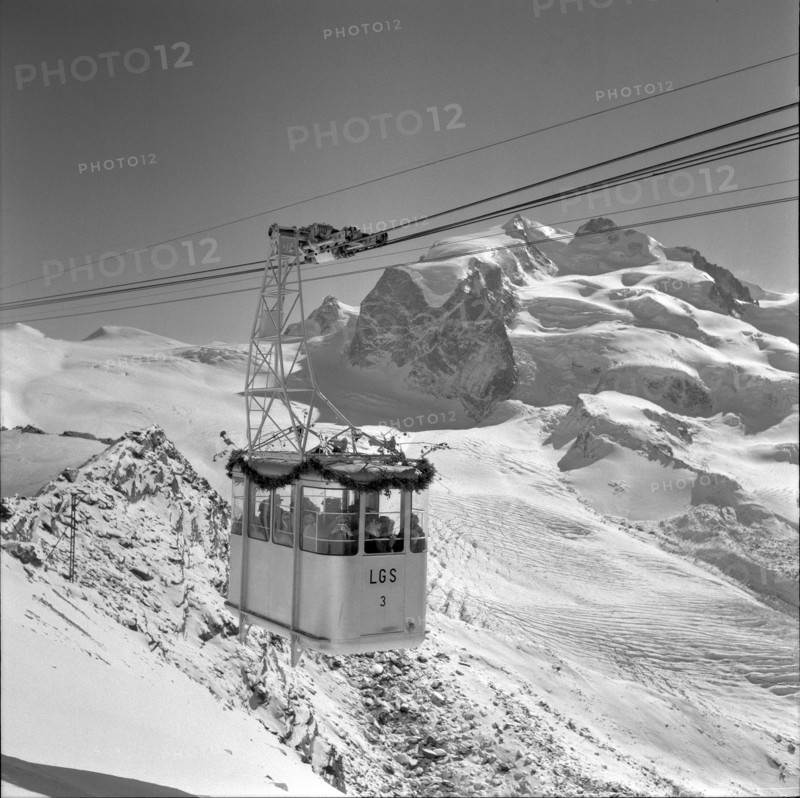 Cableway Gornergerat 1957.