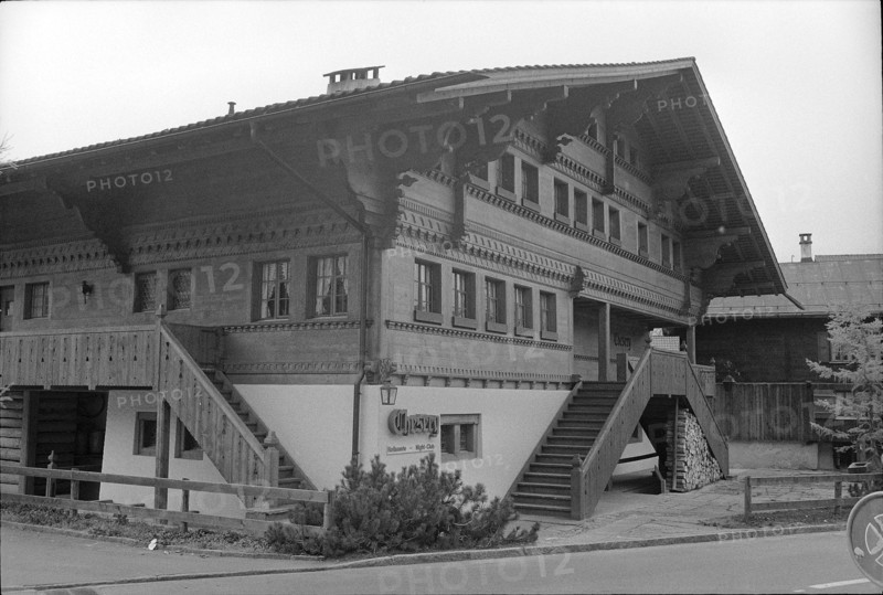 Gstaad, Restaurant Chesery; 1972.