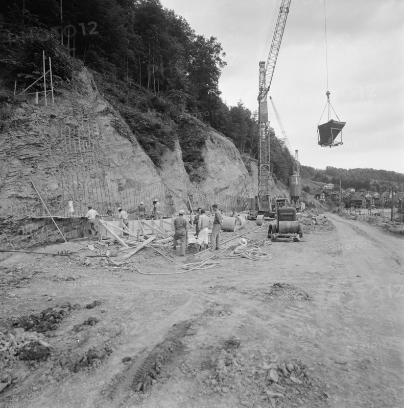 Autobahn Luzern-Brunig, 1962.