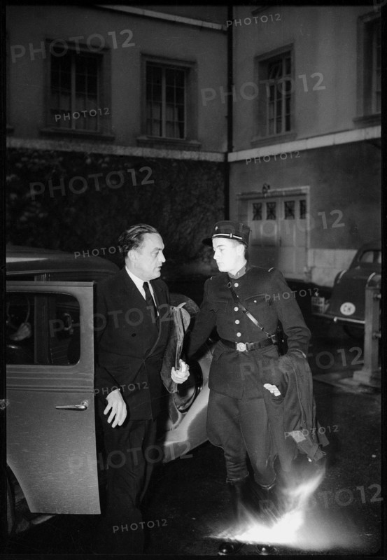Georges Oltramare, trial against Swiss Nazis; 1947.