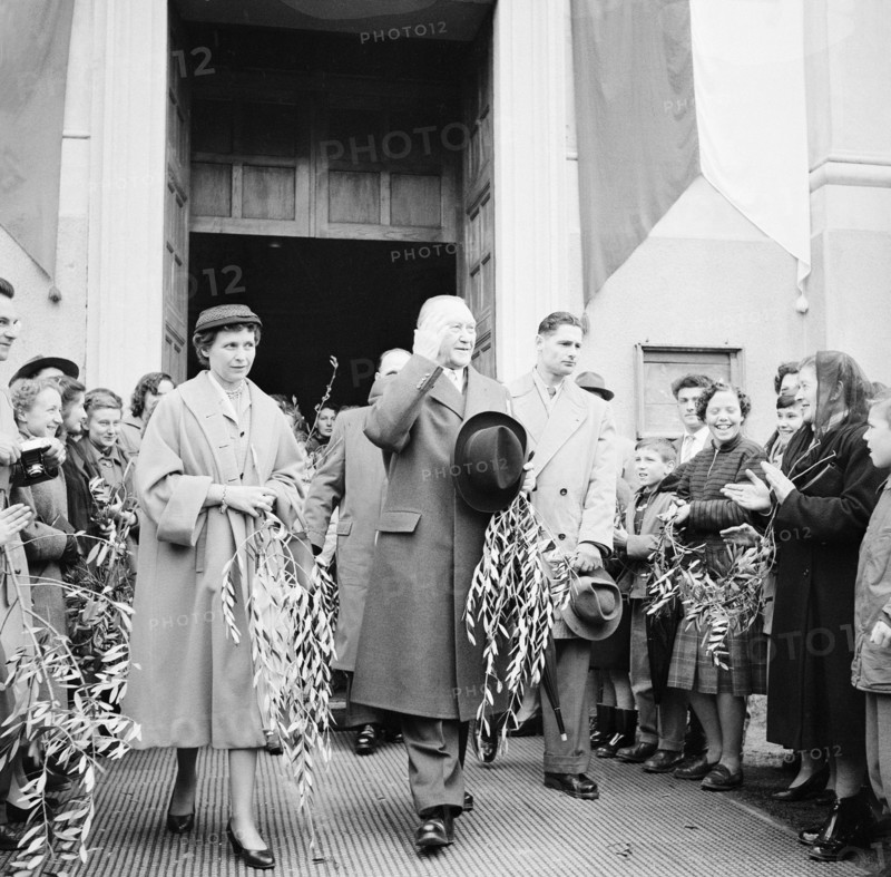 Konrad Adenauer, Palm Sunday.