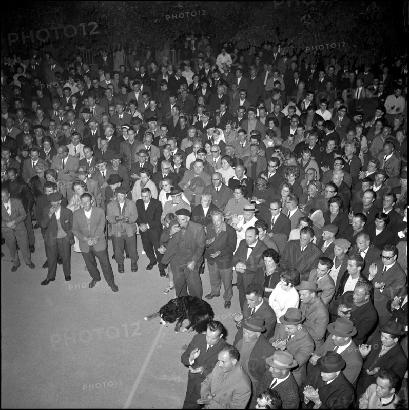 Protest against refinery Cressier; 1966.