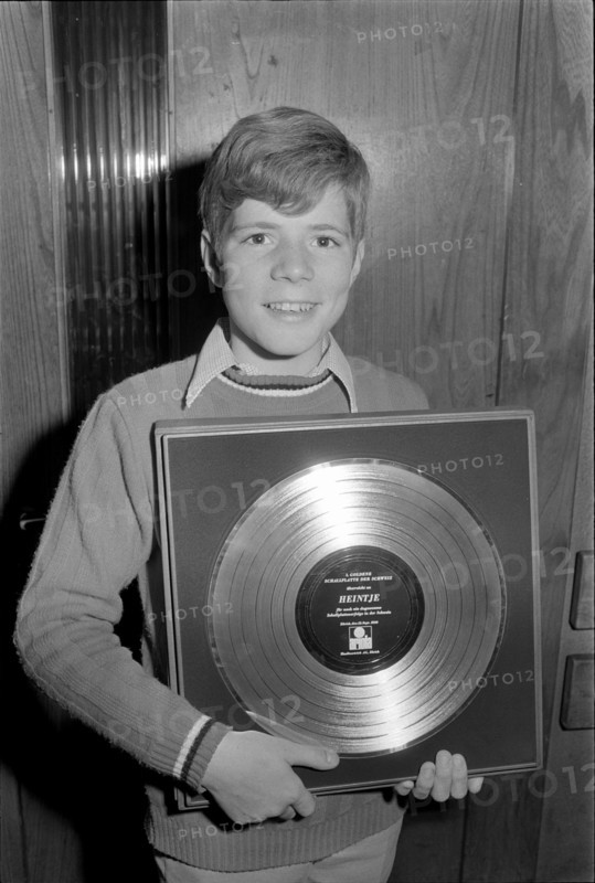Child star Heintje Simon visiting Zurich 1969.