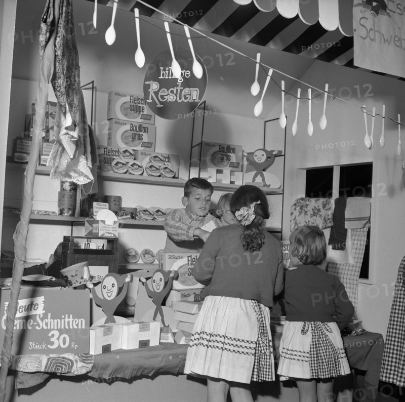 PLaying area for children at Zuspa, Zurich 1956.