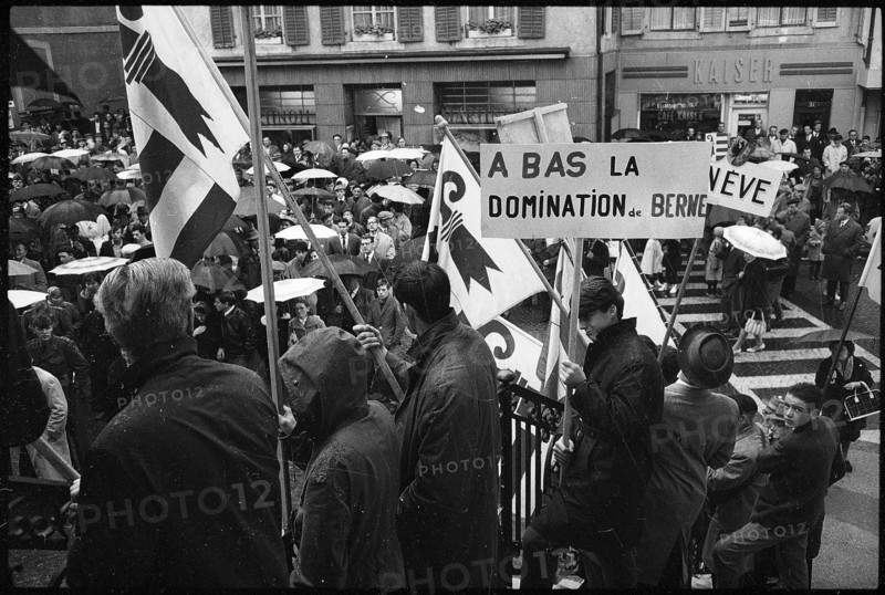 Demonstration of the Rassemblement Jurassien, 1962.