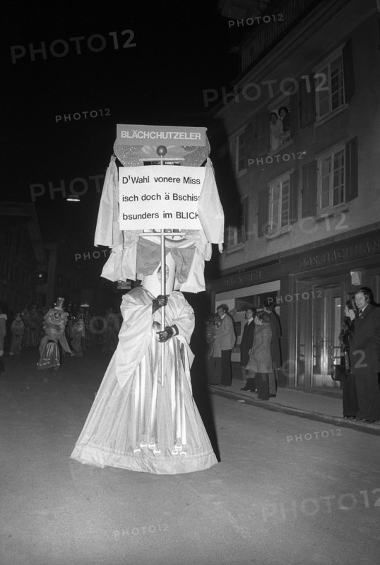 Guggenmusik meeting, Kussnacht am Rigi 1973.