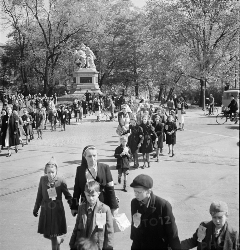 School outing in Basel, 1948.