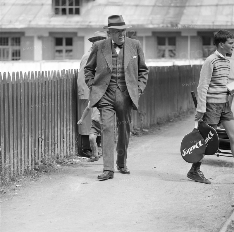 Former federal councillor Eduard von Steiger, 1956.