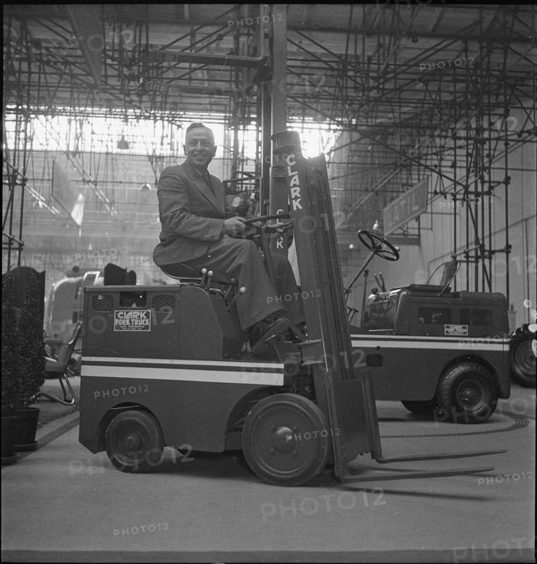 Geneva International Motor Show, 19: Clark forklift truck.