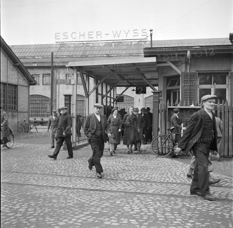 Closing Time at Escher-Wyss, 1949.