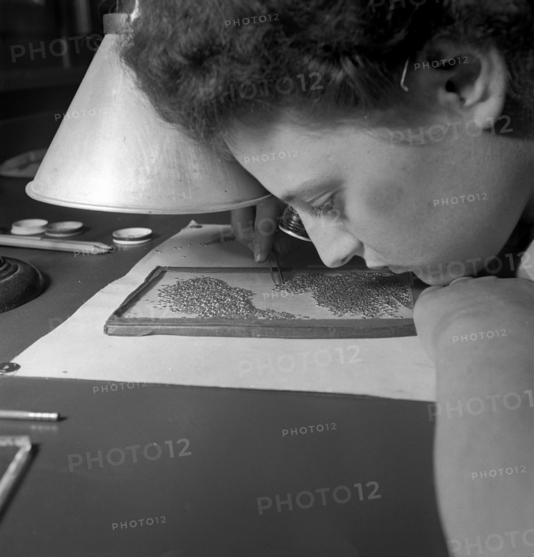 Volleges VS; Ebauches SA, watchmaking industry worker;  1953.