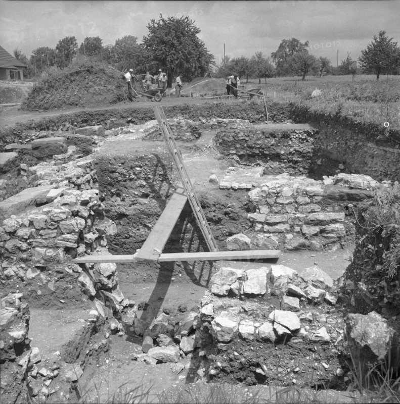 Excavations in Augst, 1959.