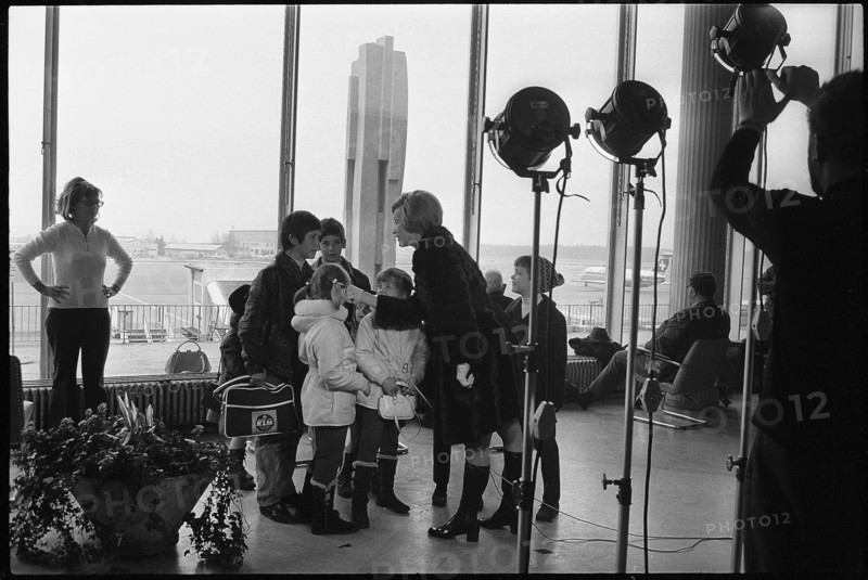 Telerecording with 'Blick-twins' to: 'Treffpunkt Airport' 1970.