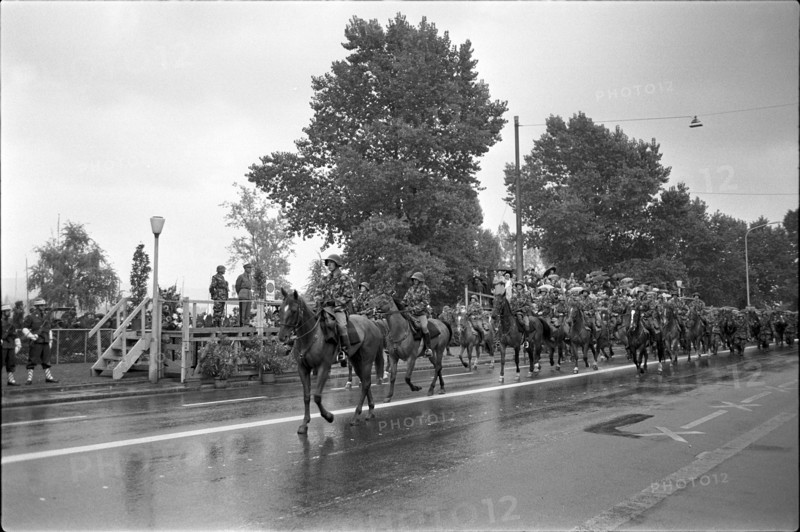 Military Parade 1969 in Switzerland.
