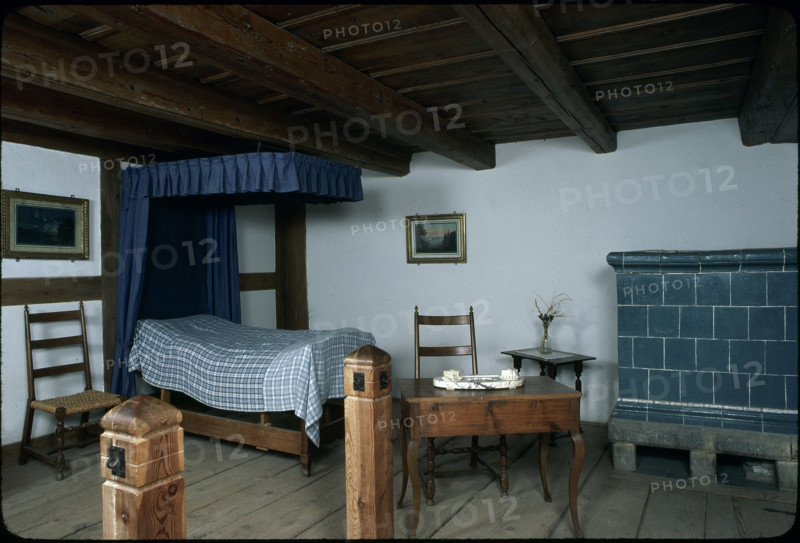 St. Peter Island: Jean-Jacques Rousseau's room, 1981.