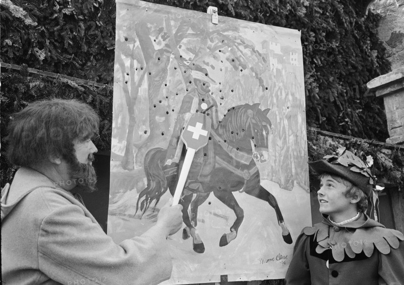 Fuule Hung and Gessler shooting in Thun, 1970.