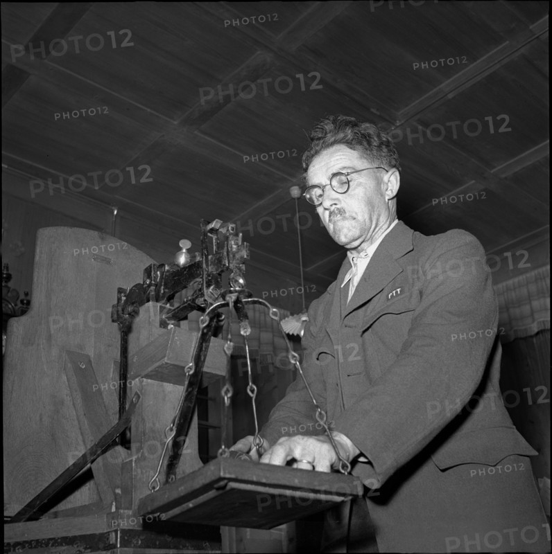 Alpthal; employee in the village's post office; 1951.