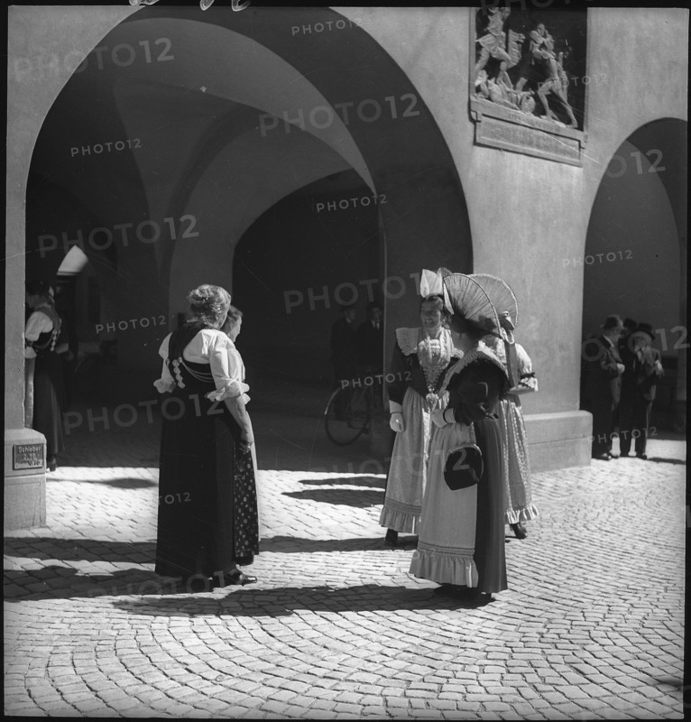 Religious festival in Appenzell, 1941.