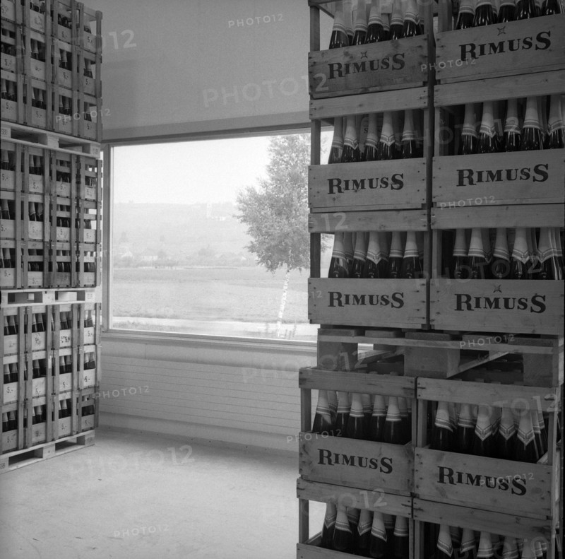 New wine cellars of Rahm company in the Klettgau, 1964.