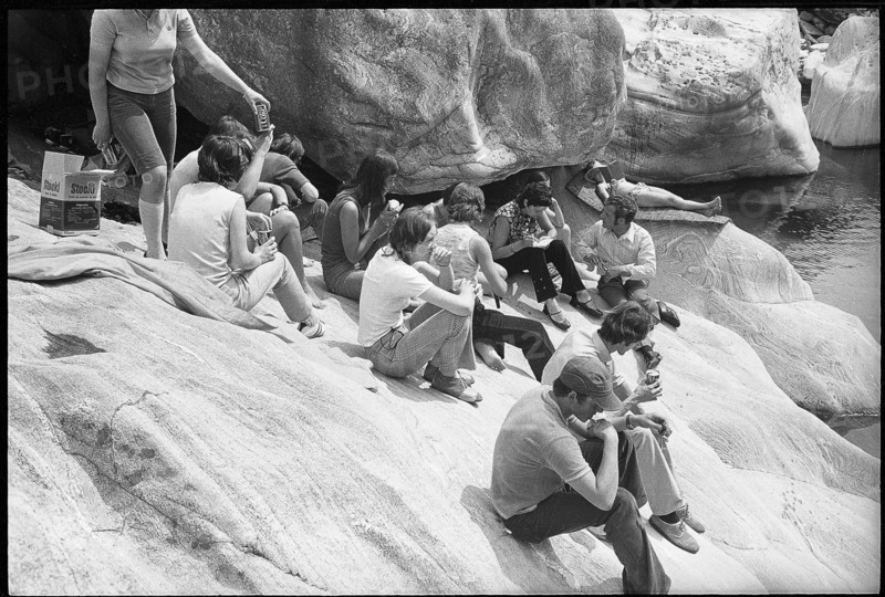Conservation campaign in the Maggia valley, 1971.