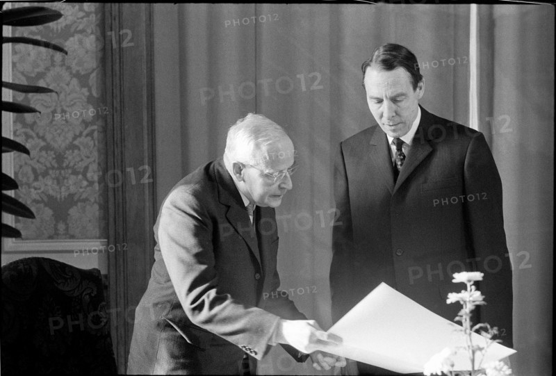 Hans-Peter Tschudi, Manfred Bleuler 1972.