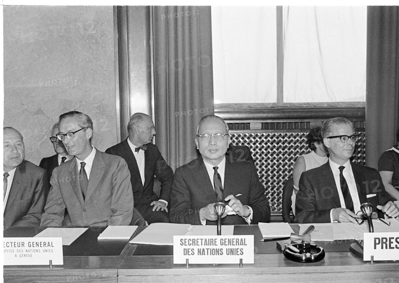 Sithu U Thant, UNO Geneva, 1968.