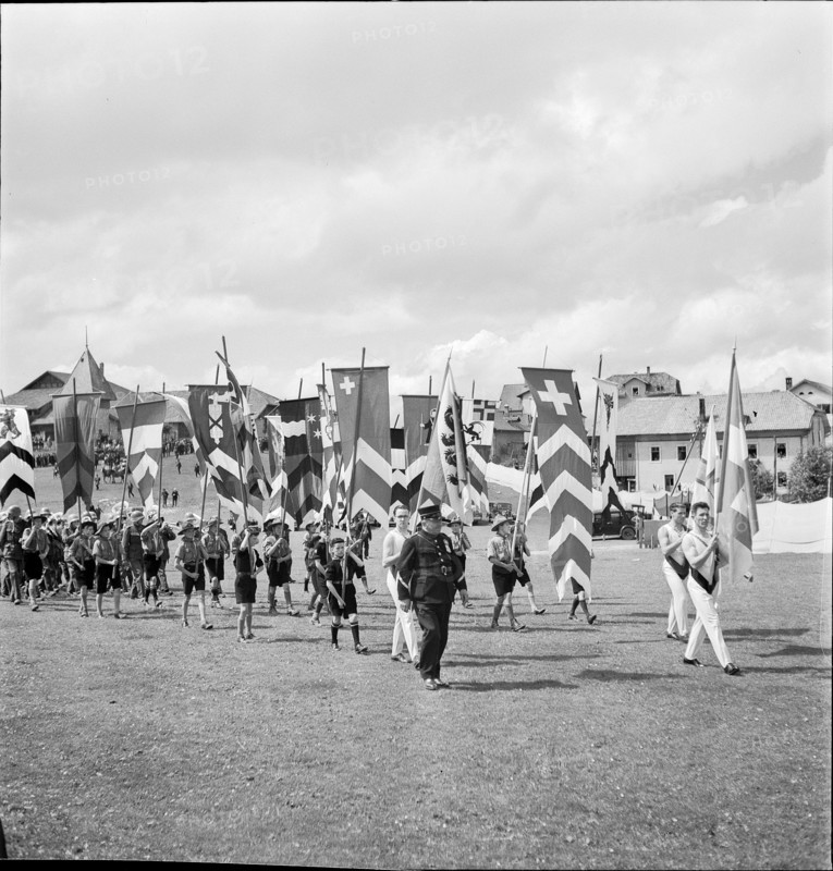 38th Marche-Concours Saignelegier, parade, 1941.
