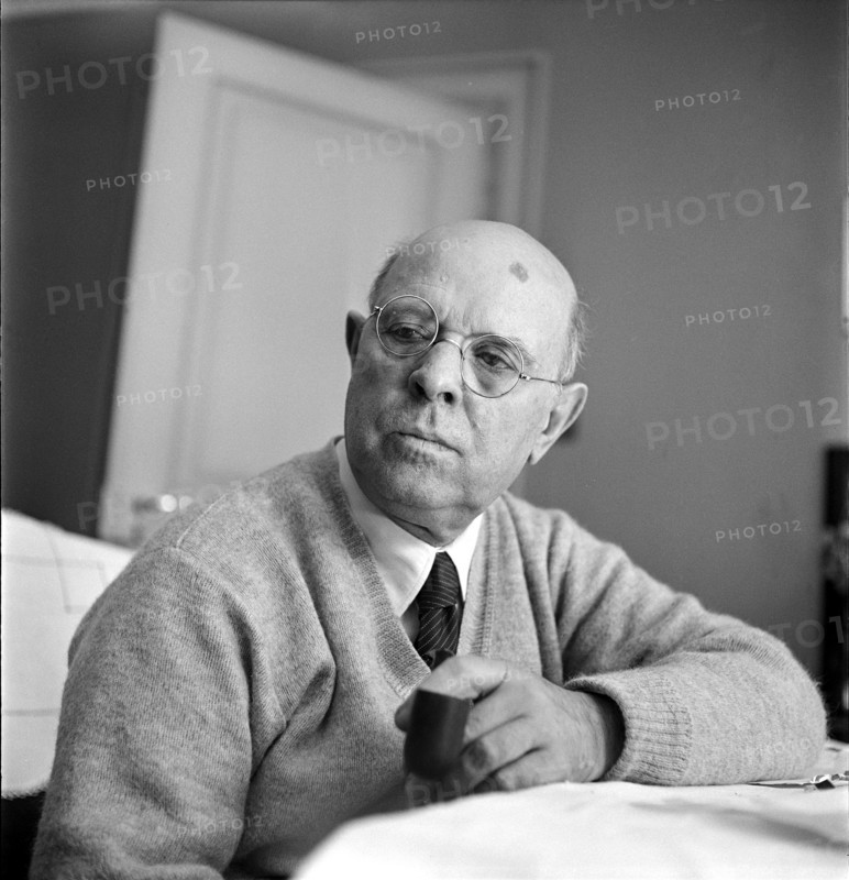 Pablo Casals in Zermatt, 1956.