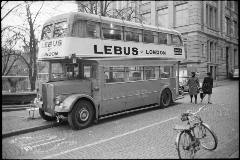 Omnibus from Great Britain in Zurich, 1967.