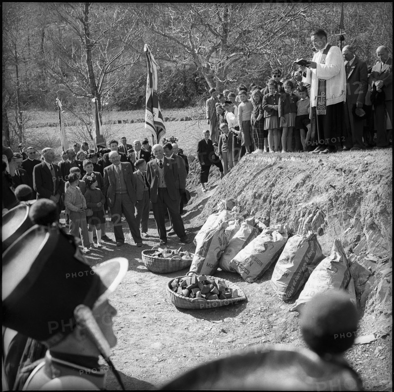 Feast of St. George in Chermignon, 1955.