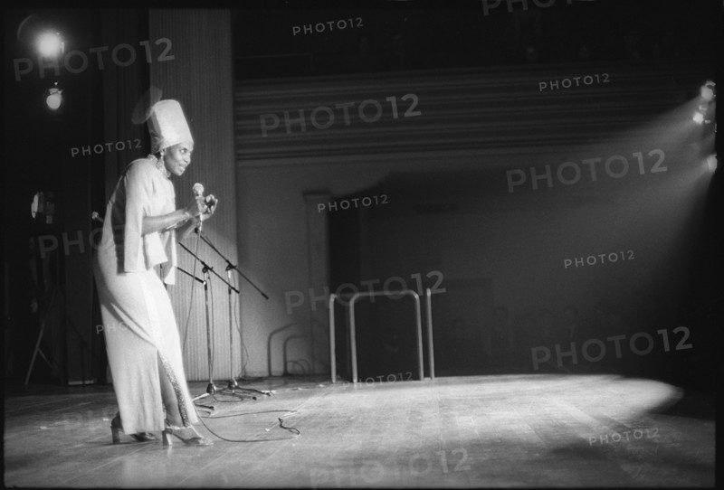 Miriam Makeba in concert, 1969.