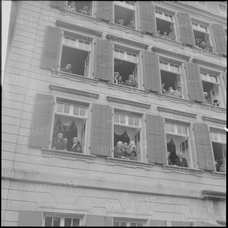 House in Trogen at voter's meeting 1958.