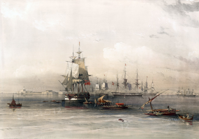 The city of Alexandria in 1849