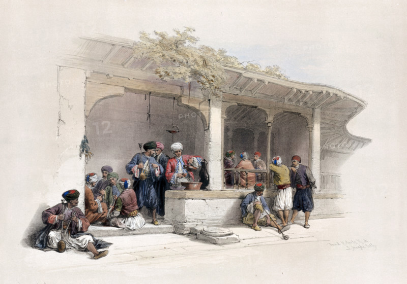 Cafe in the streets of Cairo