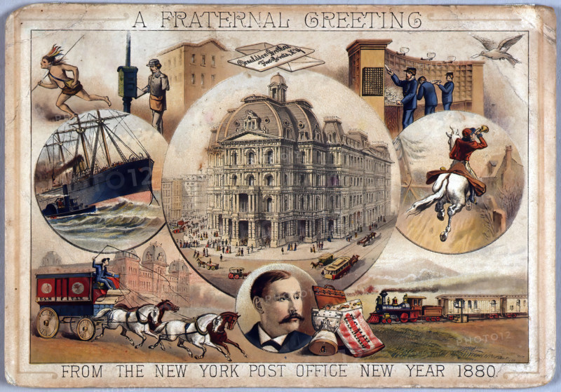 brotherly greeting from the New York Post Office