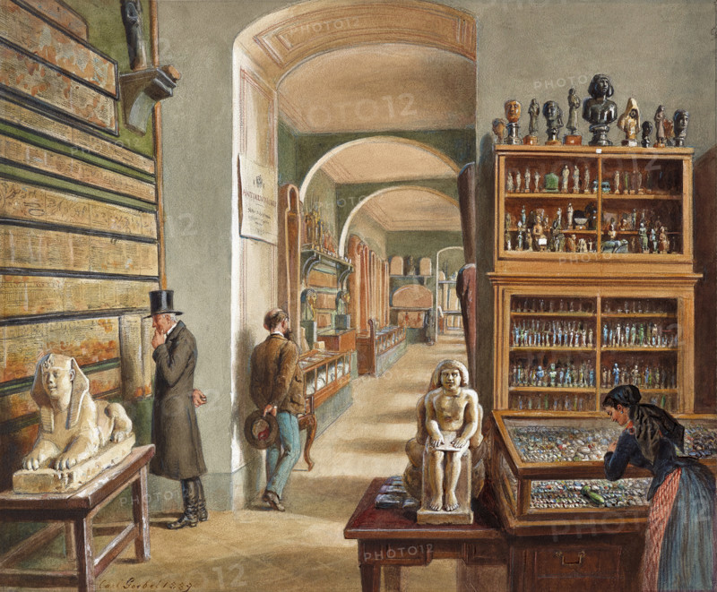 The second cabinet of the Egyptian collection