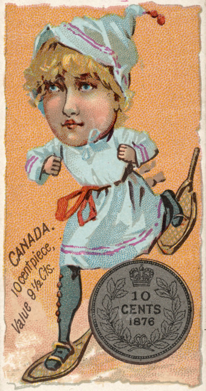 Coins from different countries with symbolic people