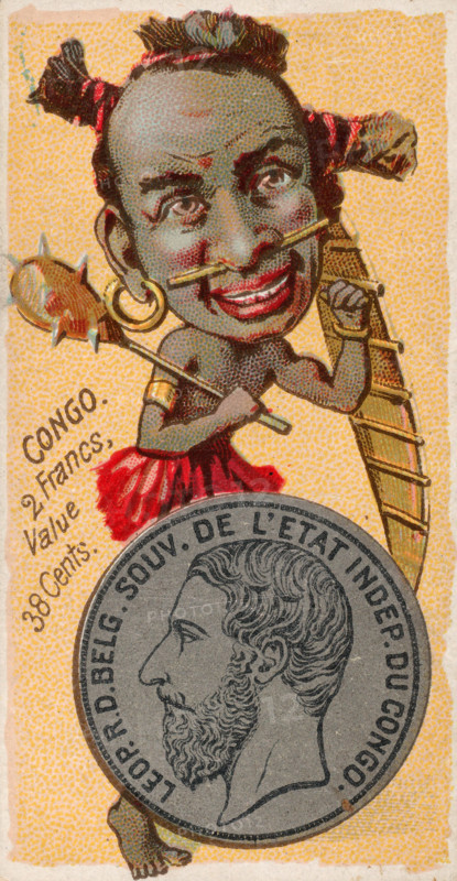 Coins from various countries with symbolic people
