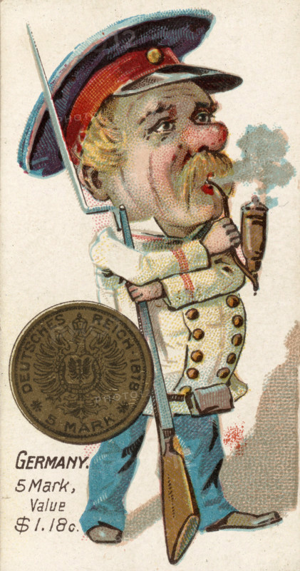 Coins from different countries with symbolic people