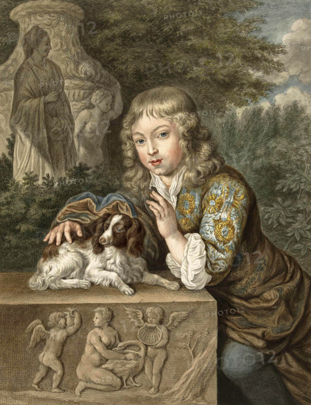 Boy with a dog