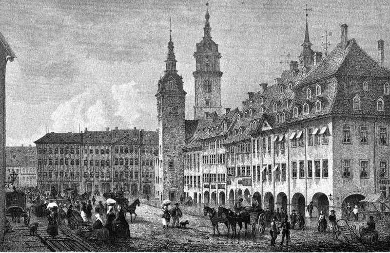 Chemnitz around 1850
